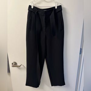 Wilfred Tie-Front Pant Size 8 Black